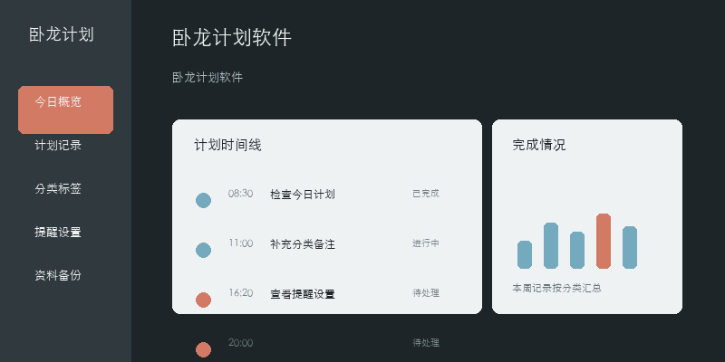 卧龙计划软件卧龙计划界面